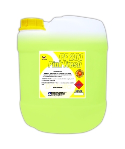 Savonn PF201 intended to be diluted and dispensed using Promix Chemical Dilution Dispenser. The ready to use deodorizer is designed to be very effective in controlling unpleasant odors.